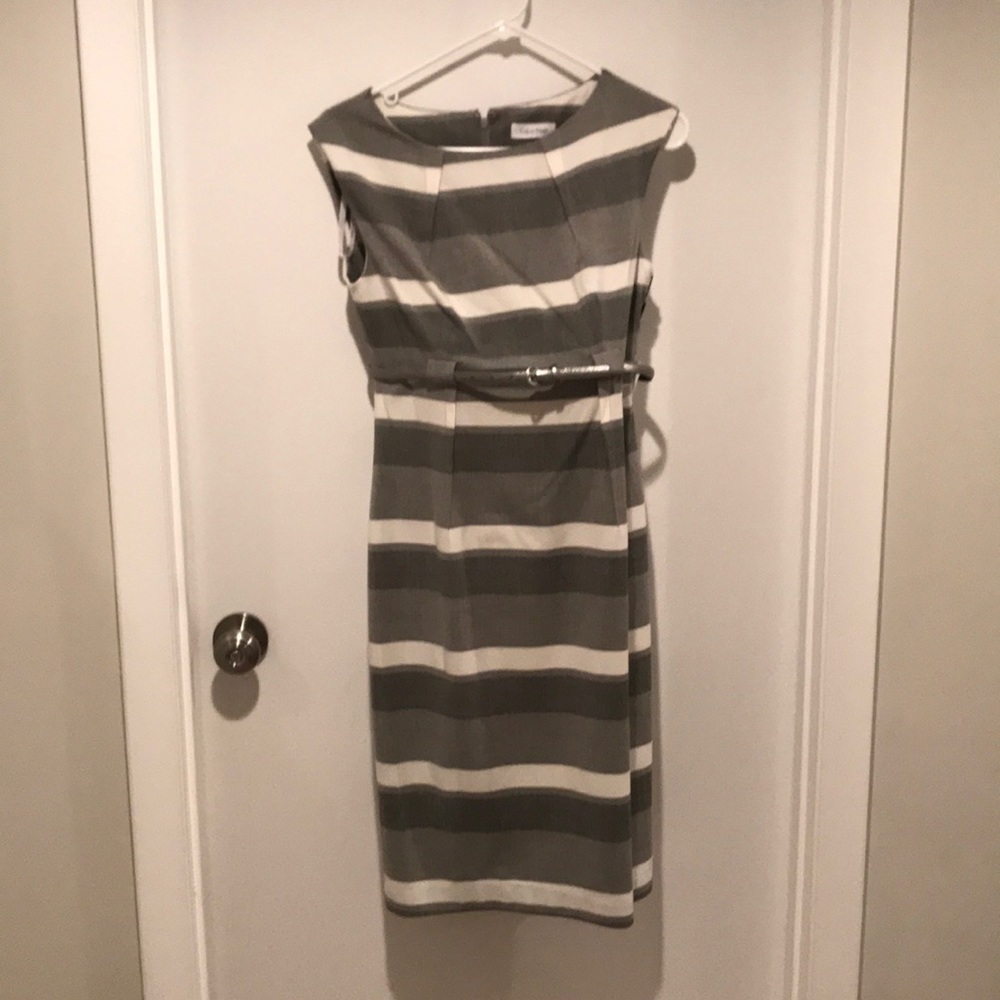 NWT Calvin Klein striped dress